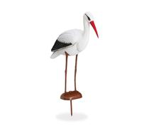 Relaxdays Set of 2 Stork Garden Ornaments