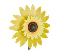Relaxdays Set of 2 Sunflower Windmill Pinwheel