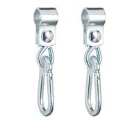 Relaxdays Set of 2 Swing Hooks with Carabiners
