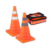 Relaxdays Set of 2 Traffic Safety Cones