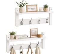 Relaxdays Set of 2 wall coat racks