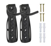 Relaxdays Set of 2 Wall-Mounted Bike Racks Black