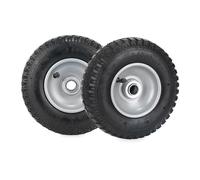 Relaxdays Set of 2 Wheelbarrow Tyres 2.50-4