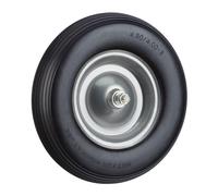 Relaxdays Set of 2 Wheelbarrow Tyres Black/Grey