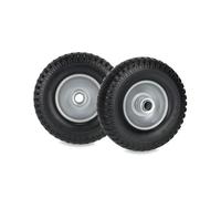 Relaxdays Set of 2 Wheelbarrow Wheels 2.50-4
