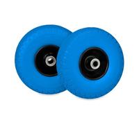 Relaxdays Set of 2 Wheelbarrow Wheels 3.00-4