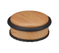 Relaxdays Set of 2 Wood Look Door Stoppers