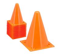 Relaxdays Set of 20 Orange Sports Cones