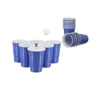 Relaxdays Set of 200 Beer Pong Cups Blue