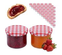 Relaxdays Set of 220 ml twist-off jars