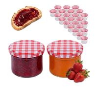 Relaxdays Set of 220 ml twist-off jars
