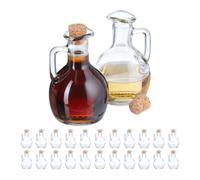 Relaxdays Set of 24 Glass Bottles 150 ml