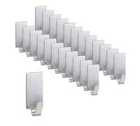 Relaxdays Set of 240 Rectangular Adhesive Hooks