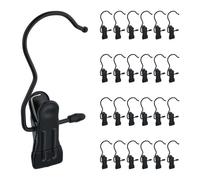 Relaxdays Set of 25 Laundry Hooks for Boots