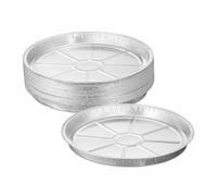 Relaxdays Set of 25 Round Aluminium Serving Trays