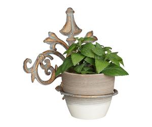 Relaxdays Set of 3 Baroque Flower Rack