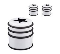 Relaxdays Set of 3 Doorstops with Star Motif