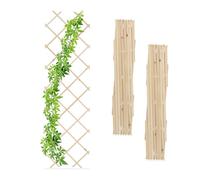 Relaxdays Set of 3 Extendable Trellises 180x60 cm