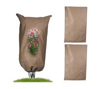 Relaxdays Set of 3 Fleece Plant Protection Covers