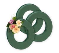 Relaxdays Set of 3 Floral Foam Rings
