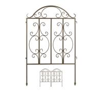 Relaxdays Set of 3 garden fence panels