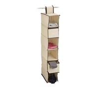 Relaxdays Set of 3 Hanging Organisers Beige