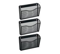Relaxdays Set of 3 Magazine Holder Wall