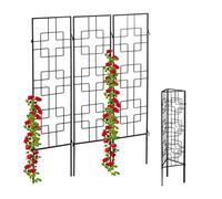 Relaxdays Set of 3 Metal Trellises