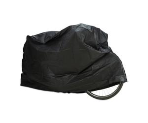 Relaxdays Set of 3 Plastic Bike Covers Black