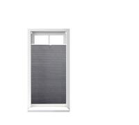 Relaxdays Set of 3 Pleated Blinds Grey 60x130cm