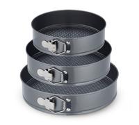 Relaxdays Set of 3 Round Springforms