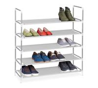 Relaxdays Set of 3 Shoe Rack 20 Pairs White