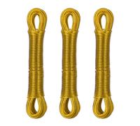 Relaxdays Set of 3 Steel Wire Washing Lines 20 m