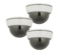 Relaxdays Set of 3 White Dummy Cameras