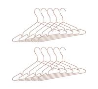 Relaxdays Set of 30 Rosé-Golden Coat Hangers