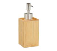 Relaxdays Set of 4 Bamboo Soap Dispensers