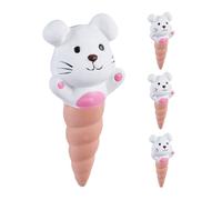 Relaxdays Set of 4 Clay Cone Bunny