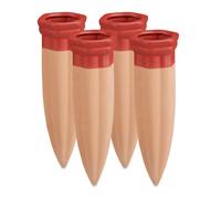 Relaxdays Set of 4 clay watering spikes