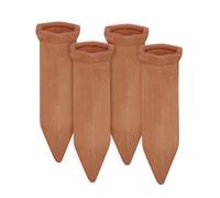 Relaxdays Set of 4 clay watering spikes