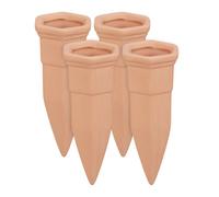 Relaxdays Set of 4 clay watering spikes