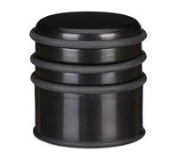 Relaxdays Set of 4 Door Stops Black