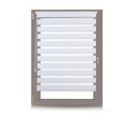 Relaxdays Set of 4 Double Blinds White 110x150cm