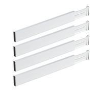 Relaxdays Set of 4 Drawer Dividers in White