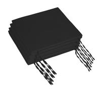 Relaxdays Set of 4 flat seat pads