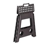 Relaxdays Set of 4 Folding Stools XL Dark Grey