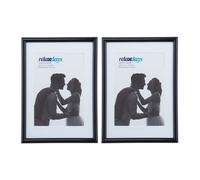 Relaxdays Set of 4 Picture Frames 13x18cm Black