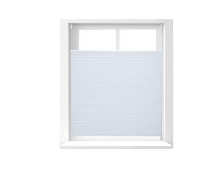 Relaxdays Set of 4 Pleated Blinds White 100x130 cm