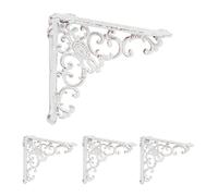 Relaxdays Set of 4 Shelf Brackets Antique Design