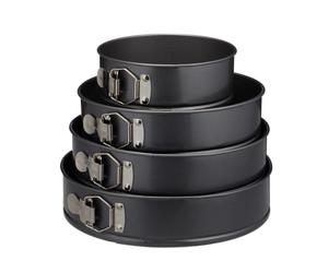 Relaxdays Set of 4 Springform Pans