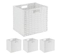 Relaxdays Set of 4 Storage Baskets